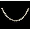 Image 1 : 18KT Yellow Gold 12.11ctw Diamond Necklace
