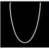 Image 2 : 18KT Yellow Gold 12.11ctw Diamond Necklace
