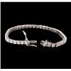 Image 3 : 14KT White Gold 5.52ctw Diamond Tennis Bracelet