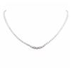 Image 1 : 14KT White Gold 5.14ctw Diamond Necklace