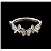 Image 1 : 0.29ctw Diamond Ring - 14KT White Gold