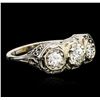 Image 2 : 14KT White Gold 1.25ctw Diamond Ring