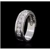 Image 3 : 18KT White Gold 0.94ctw Diamond Ring