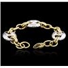 Image 3 : 14KT Two-Tone Gold Fashion Bracelet