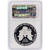 Image 2 : 2001-W NGC Graded PF70 Ultra Cameo $1 American Silver Eagle Silver Coin