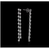 Image 2 : 14KT White Gold 2.25ctw Diamond Earrings