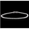 Image 1 : 18KT White Gold 2.34ctw Diamond Tennis Bracelet