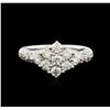 Image 1 : 14KT White Gold 1.25ctw Diamond Ring