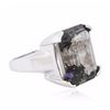 Image 2 : 14KT White Gold 25.26ct Tourmaline Ring
