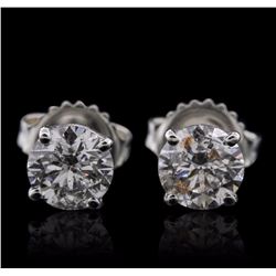 14KT White Gold 1.47ctw Diamond Earrings