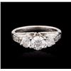 Image 1 : 14KT White Gold 1.33ctw Diamond Ring
