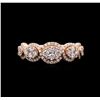 Image 1 : 1.61ctw Diamond Ring - 18KT Rose Gold