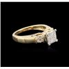 Image 2 : 14KT Yellow Gold 0.56ctw Diamond Ring