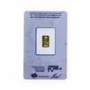 Image 2 : 1 Gram Gold Bar - Pamp Suisse Lady Fortuna 999.9 Fine Gold