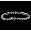 Image 2 : 14KT White Gold 2.45ctw Diamond Tennis Bracelet