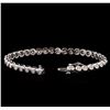Image 3 : 14KT White Gold 2.45ctw Diamond Tennis Bracelet
