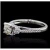 Image 2 : 18KT White Gold 1.57ctw Diamond Ring