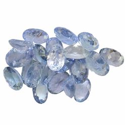 11.07ctw Oval Mixed Tanzanite Parcel