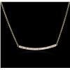 Image 2 : 14KT Yellow Gold 0.84ctw Diamond Necklace