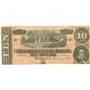 Image 1 : $10 1864 Richmond Virginia Confederate States of America Large Note