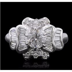 18KT White Gold 1.80ctw Diamond Ring