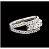 Image 2 : 14KT White Gold 1.47ctw Diamond Ring