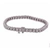 Image 2 : 14KT White Gold 3.24ctw Diamond Tennis Bracelet