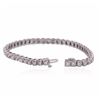 Image 3 : 14KT White Gold 3.24ctw Diamond Tennis Bracelet