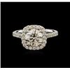 Image 1 : 1.89ctw Diamond Ring - 18KT White Gold