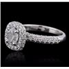 Image 2 : 14KT White Gold 1.29ctw Diamond Ring
