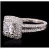 Image 2 : 18KT White Gold 1.99ctw Diamond Ring