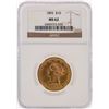 Image 1 : 1893 NGC MS62 $10 Liberty Head Eagle Gold Coin