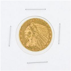 1909-D $5 AU Indian Head Half Eagle Gold Coin