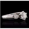 Image 2 : 18KT White Gold 1.78ctw Diamond Ring