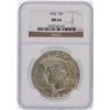 Image 1 : 1922 NGC MS63 Peace Silver Dollar