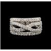 Image 1 : 0.82ctw Diamond Ring - 14KT White Gold