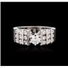 Image 1 : 18KT White Gold 1.19ctw Diamond Ring