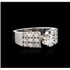 Image 2 : 18KT White Gold 1.19ctw Diamond Ring
