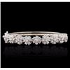 Image 1 : 14KT White Gold 4.89ctw Diamond Bracelet
