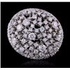 Image 1 : 14KT White Gold 2.74ctw Diamond Ring