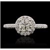 Image 1 : 14KT White Gold 1.43ctw Diamond Ring