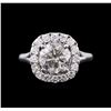 Image 1 : 3.03ctw Diamond Ring - 14KT White Gold