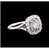 Image 2 : 3.03ctw Diamond Ring - 14KT White Gold
