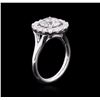 Image 3 : 3.03ctw Diamond Ring - 14KT White Gold