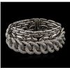 Image 1 : Ralph Lauren 21.00ctw Diamond Bracelet - 18KT White Gold