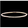 Image 1 : 14KT Rose Gold 0.40ctw Diamond Bracelet