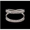 Image 1 : 0.45ctw Diamond Ring - 14KT White Gold
