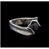 Image 2 : 1.06ct Black Diamond Ring - 14KT White Gold