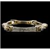 Image 1 : 14KT Yellow Gold 6.08ctw Diamond Bracelet