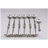Image 1 : Vintage Lunt Sterling Silver "American Victorian" Cream Soup Spoons